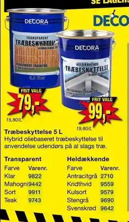 Harald Nyborg Træbeskyttelse 5 L, DKK 79 tilbud