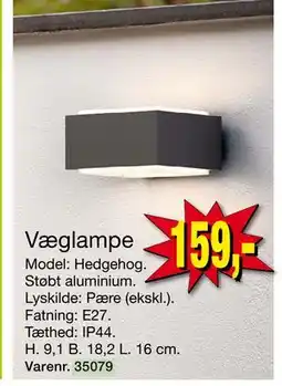 Harald Nyborg Væglampe Hedgehog, DKK 159 tilbud