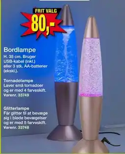 Harald Nyborg Bordlampe, DKK 80 tilbud
