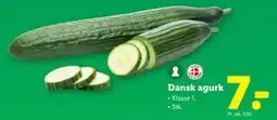 Lidl Dansk agurk, DKK 7 tilbud