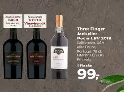 SuperBrugsen Three Finger Jack eller Pocas LBV 2018 tilbud