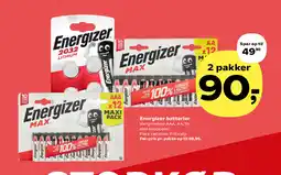 SuperBrugsen Energizer batterier tilbud