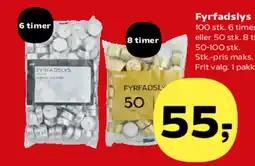 SuperBrugsen Fyrfadslys tilbud