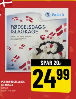 Løvbjerg POLAR FØDSELSDAGS ISLAGKAGE tilbud