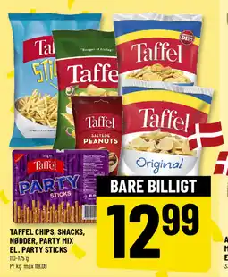 Løvbjerg Taffel chips, snacks, nødder, party mix el. party sticks tilbud