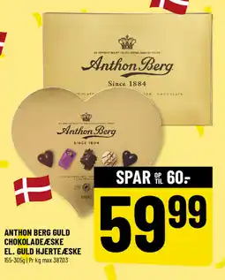Løvbjerg Anthon berg guld chokoladeæske tilbud