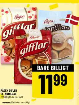 Løvbjerg PÅGEN GIFLER tilbud