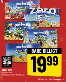 Løvbjerg CAPRI-SUN Mange varianter tilbud
