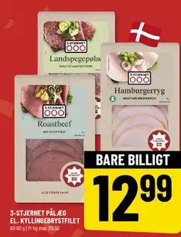 Løvbjerg 3-STJERNET PÅLÆG EL. KYLLINGEBRYSTFILET tilbud