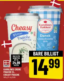 Løvbjerg KAROLINES CREME FRAICHE EL. CHEASY FRAICHE tilbud