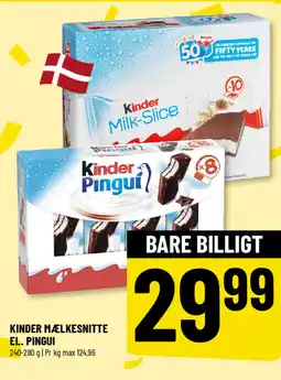 Løvbjerg KINDER MÆLKESNITTE EL. PINGUI tilbud