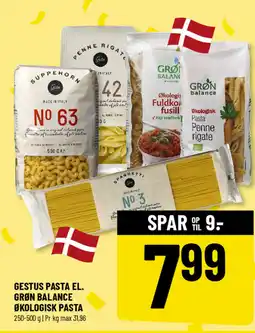 Løvbjerg GESTUS PASTA EL. GRØN BALANCE ØKOLOGISK PASTA tilbud