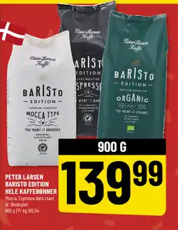 Løvbjerg PETER LARSEN BARISTO EDITION HELE KAFFEBØNNER tilbud