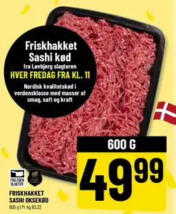 Løvbjerg FRISKHAKKET SASHI OKSEKØD tilbud