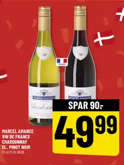 Løvbjerg MARCEL AMANCE VIN DE FRANCE CHARDONNAY EL. PINOT NOIR tilbud