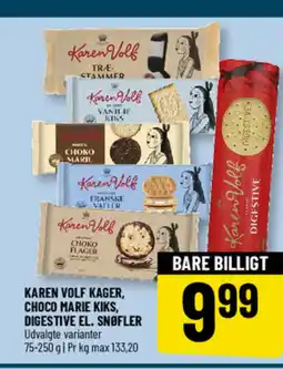 Løvbjerg KAREN VOLF KAGER, CHOCO MARIE KIKS, tilbud