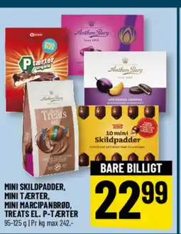 Løvbjerg MINI SKILDPADDER, MINI TÆRTER, MINI MARCIPANBRØD, TREATS EL. P-TÆRTER tilbud