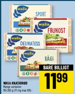 Løvbjerg WASA KNÆKBRØD tilbud
