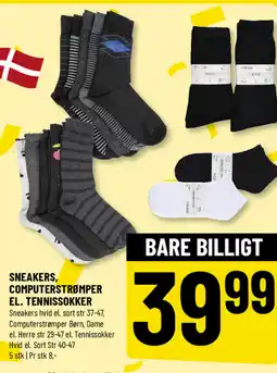 Løvbjerg SNEAKERS, COMPUTERSTRØMPER EL. TENNISSOKKER tilbud
