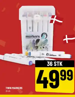 Løvbjerg TWIN MARKERS 36 stk tilbud