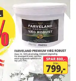 Farveland FARVELAND PREMIUM VÆG ROBUST tilbud