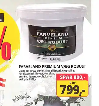 Farveland FARVELAND PREMIUM VÆG ROBUST tilbud