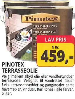 Farveland PINOTEX TERRASSEOLIE tilbud