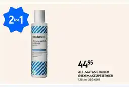 Matas ALT MATAS STRIBER ØJENMAKEUPFJERNER tilbud