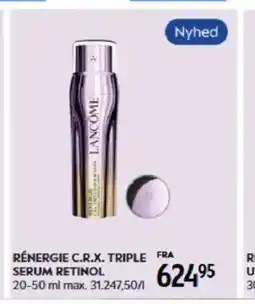 Matas RÉNERGIE C.R.X. TRIPLE FRA SERUM RETINOL tilbud