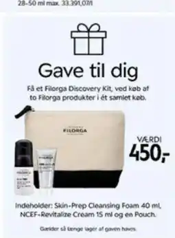 Matas Indeholder: Skin-Prep Cleansing Foam NCEF-Revitalize Cream 15 ml og en Pouch. tilbud