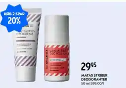 Matas MATAS STRIBER DEODORANTER tilbud