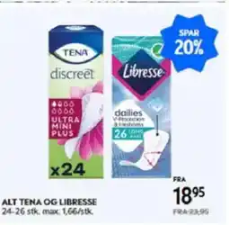 Matas ALT TENA OG LIBRESSE tilbud