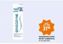 Matas SENSODYNE RAPID RELIEF TANDPASTA tilbud