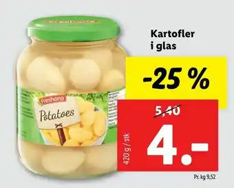 Let-Køb Kartofler i glas tilbud