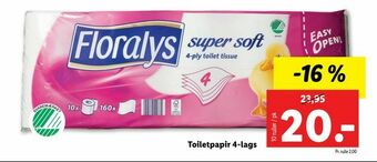 Let-Køb Toiletpapir 4-lags tilbud