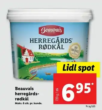 Let-Køb Beauvais herregårds- rødkål tilbud