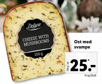 Let-Køb Ost med svampe tilbud