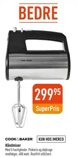 Imerco Håndmixer, DKK 299.95 tilbud