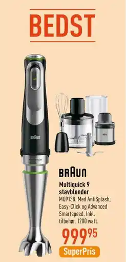 Imerco Multiquick 9 stavblender, DKK 999.95 tilbud