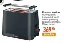 Imerco Mymoment brødrister, DKK 369.95 tilbud