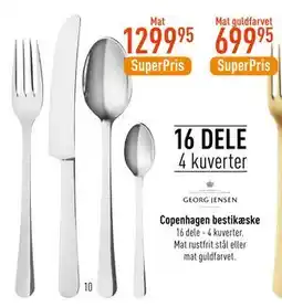 Imerco Copenhagen bestikæske, DKK 1299.95 tilbud
