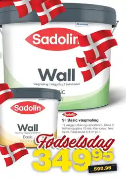 Bauhaus Sadolin 9 | Basic vægmaling tilbud