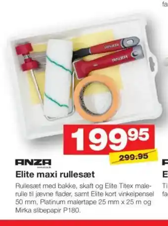 Bauhaus ANZA Elite maxi rullesæt tilbud
