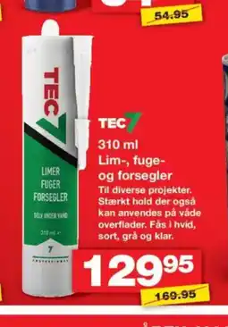 Bauhaus TEC Lim-, fuge- og forsegler tilbud