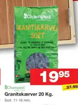 Bauhaus Champost Granitskærver tilbud
