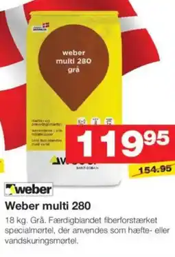 Bauhaus Weber weber multi 280 tilbud