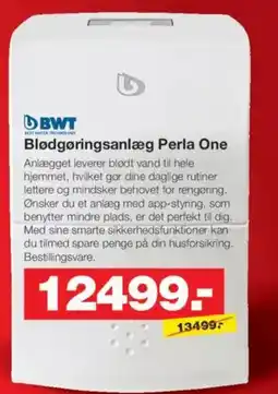 Bauhaus Blødgøringsanlæg Perla One tilbud