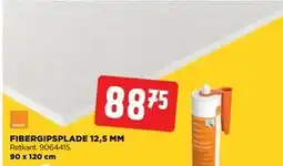 jem & fix FIBERGIPSPLADE 12,5 MM, DKK 88.75 tilbud