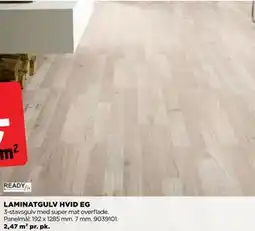jem & fix LAMINATGULV HVID EG, DKK 195 tilbud
