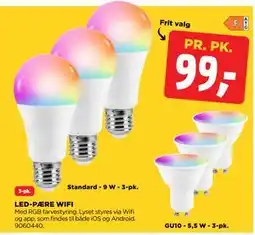 jem & fix LED-PÆRE WIFI, DKK 99 tilbud
